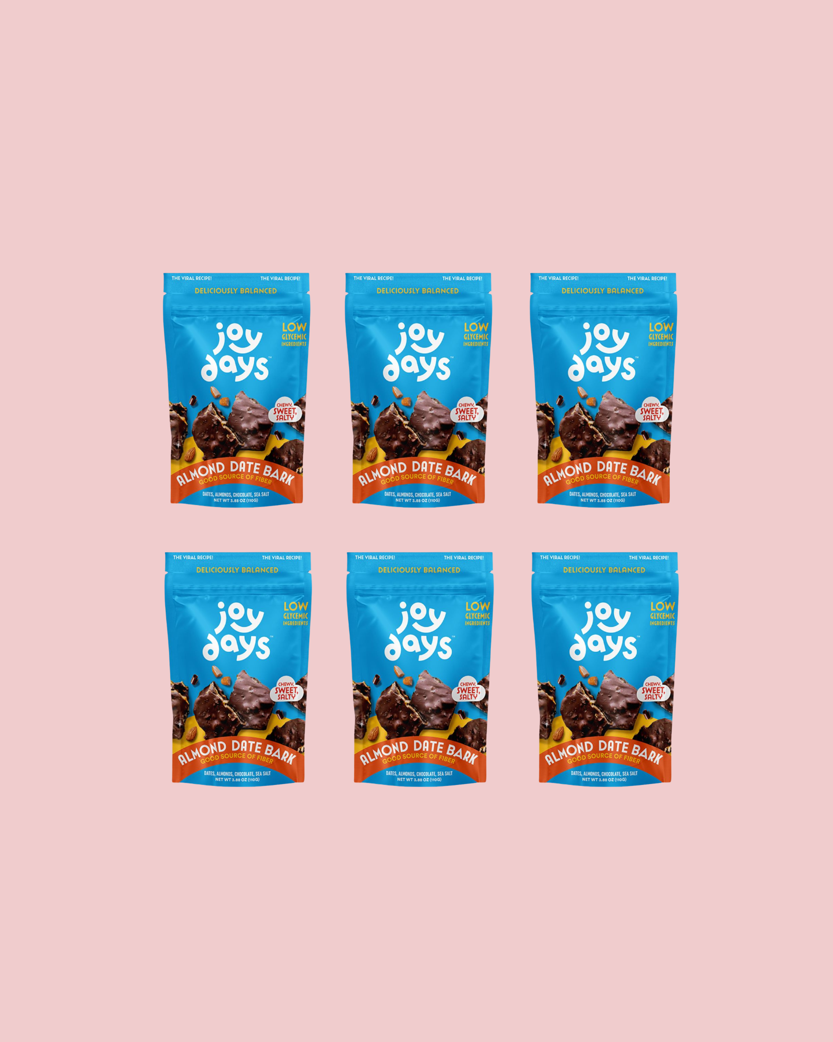Chocolate Almond Date Bark (6 packs)
