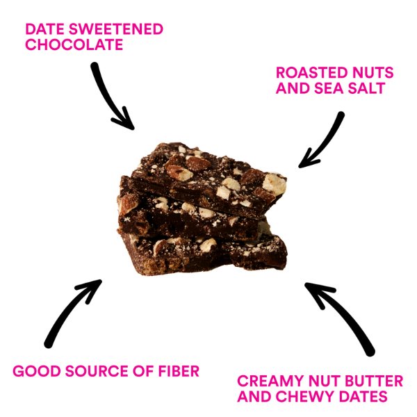 Chocolate Almond Date Bark (6 packs)
