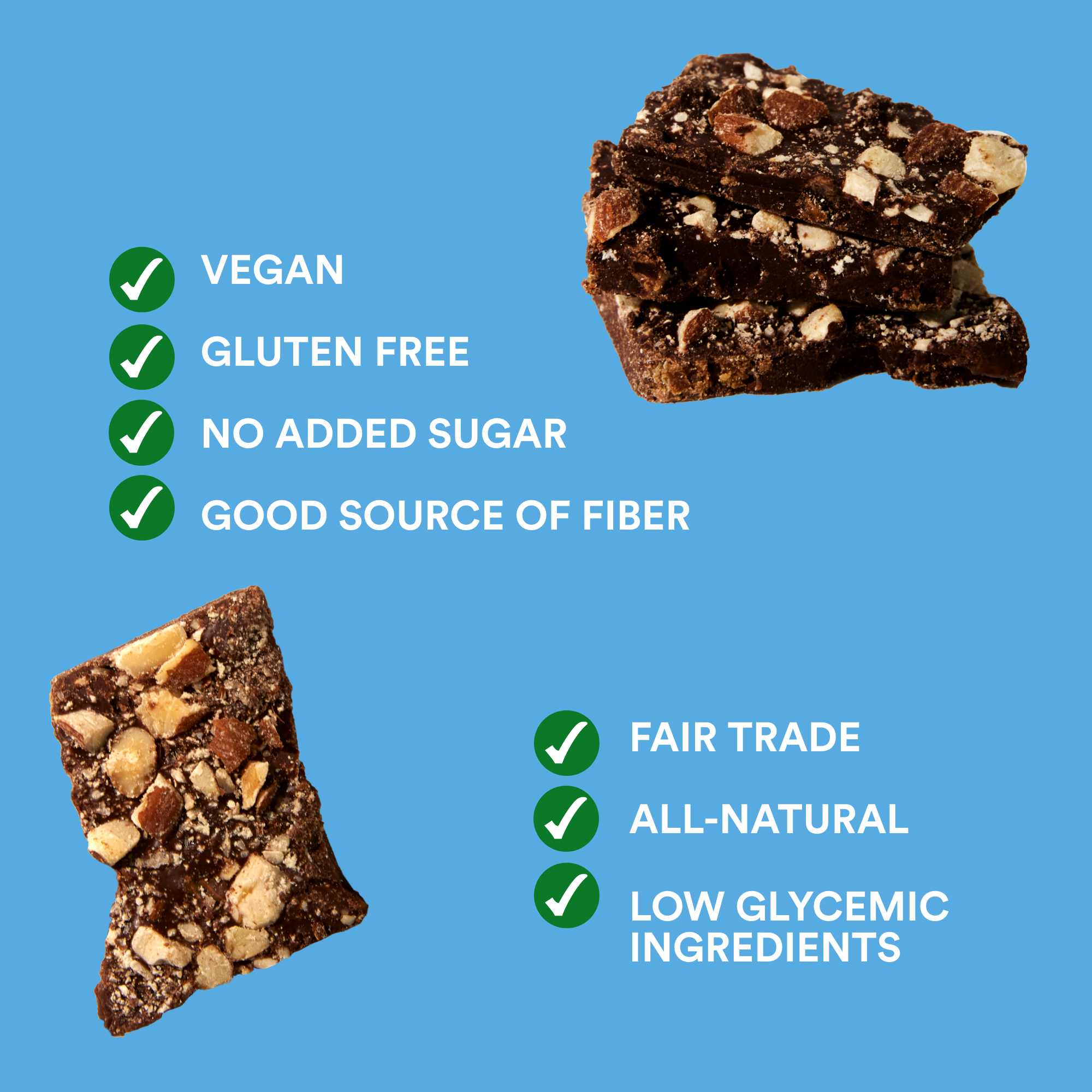 Chocolate Almond Date Bark (6 packs)