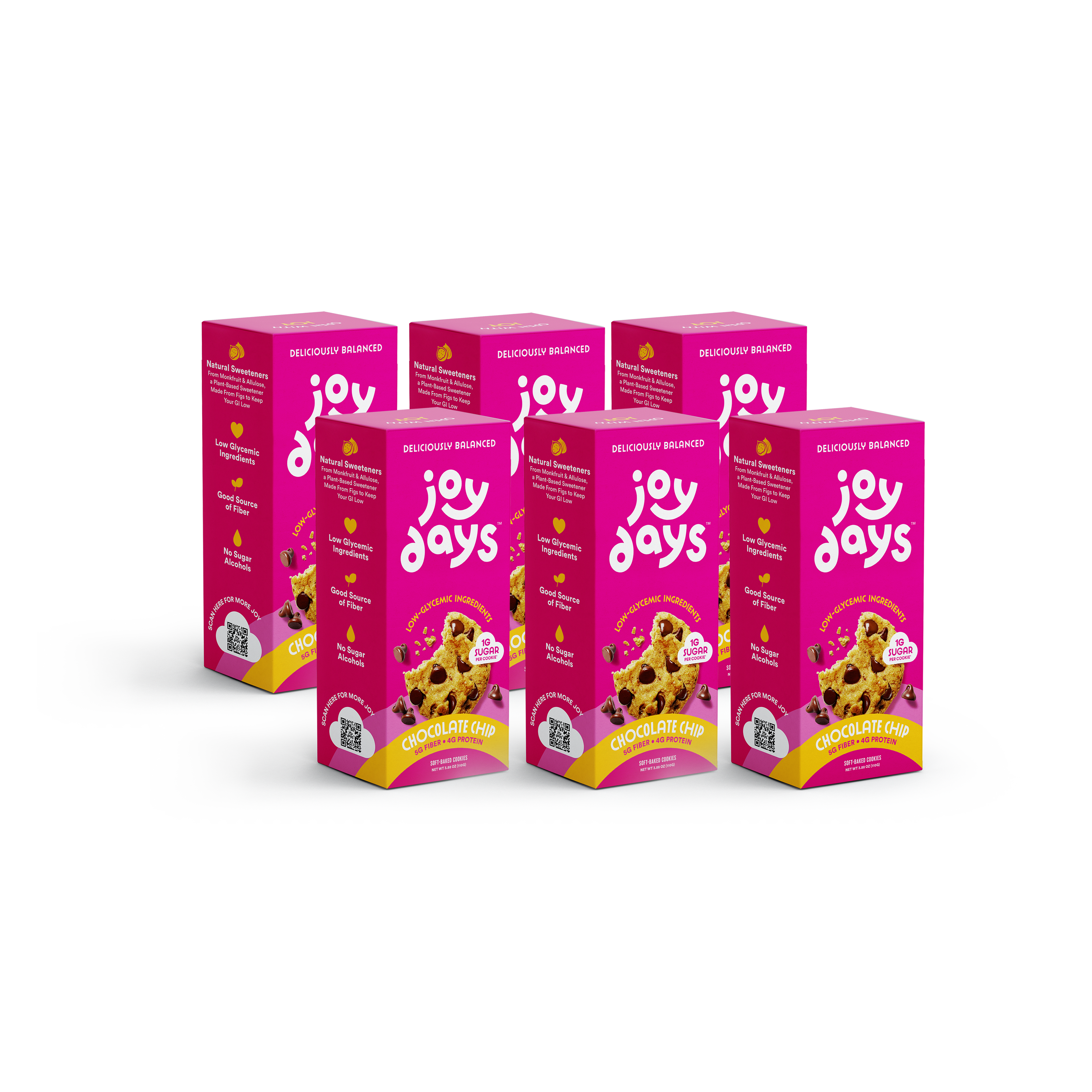 Chocolate Chip Cookie Case of 6 Boxes (60 Cookies)