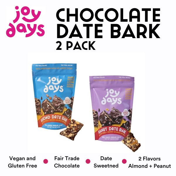 Chocolate Date Bark (2 Flavor Variety Pack)