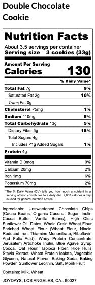 Double Chocolate Cookie Multi-pack (3 Boxes)