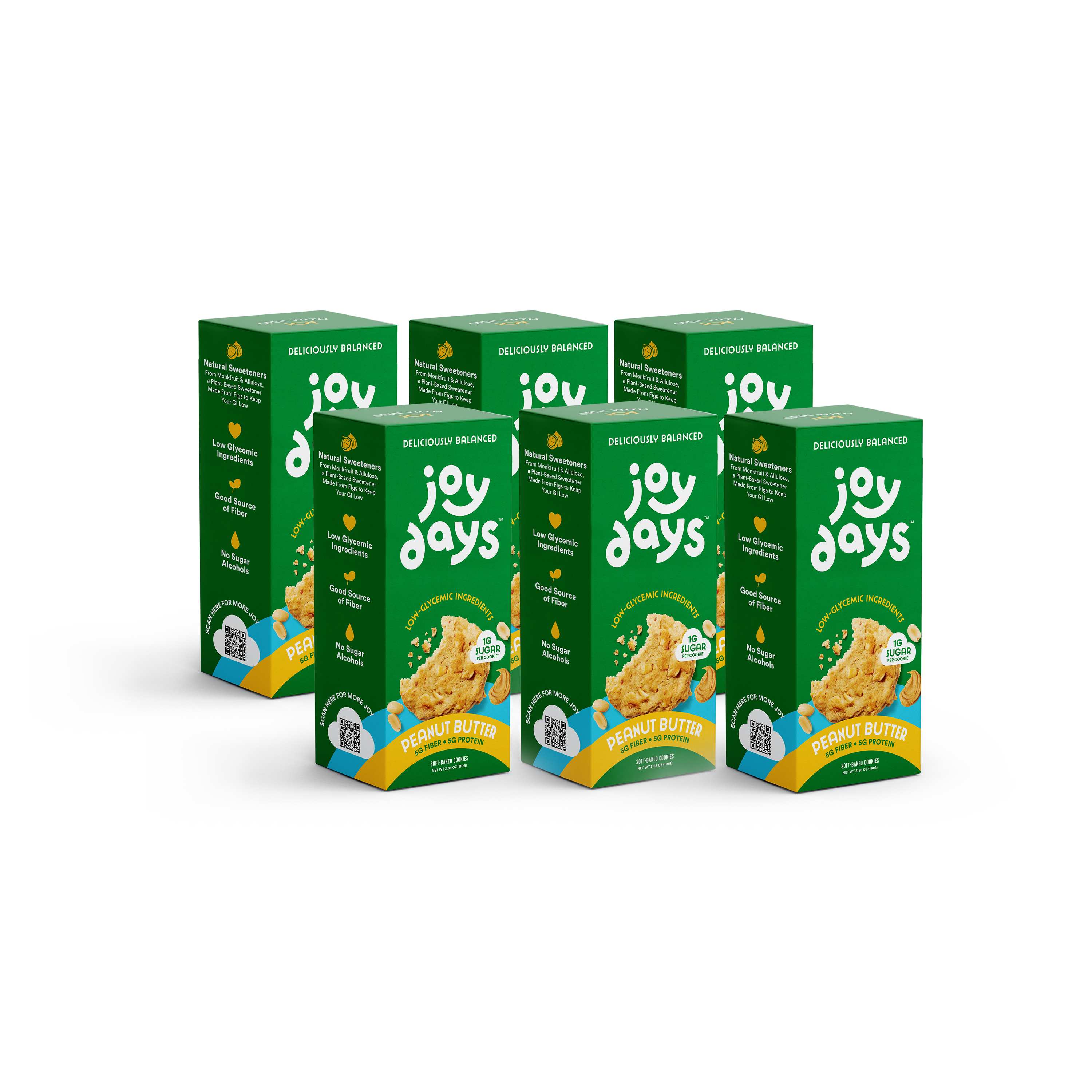 Peanut Butter Cookie Case of 6 Boxes (60 Cookies)